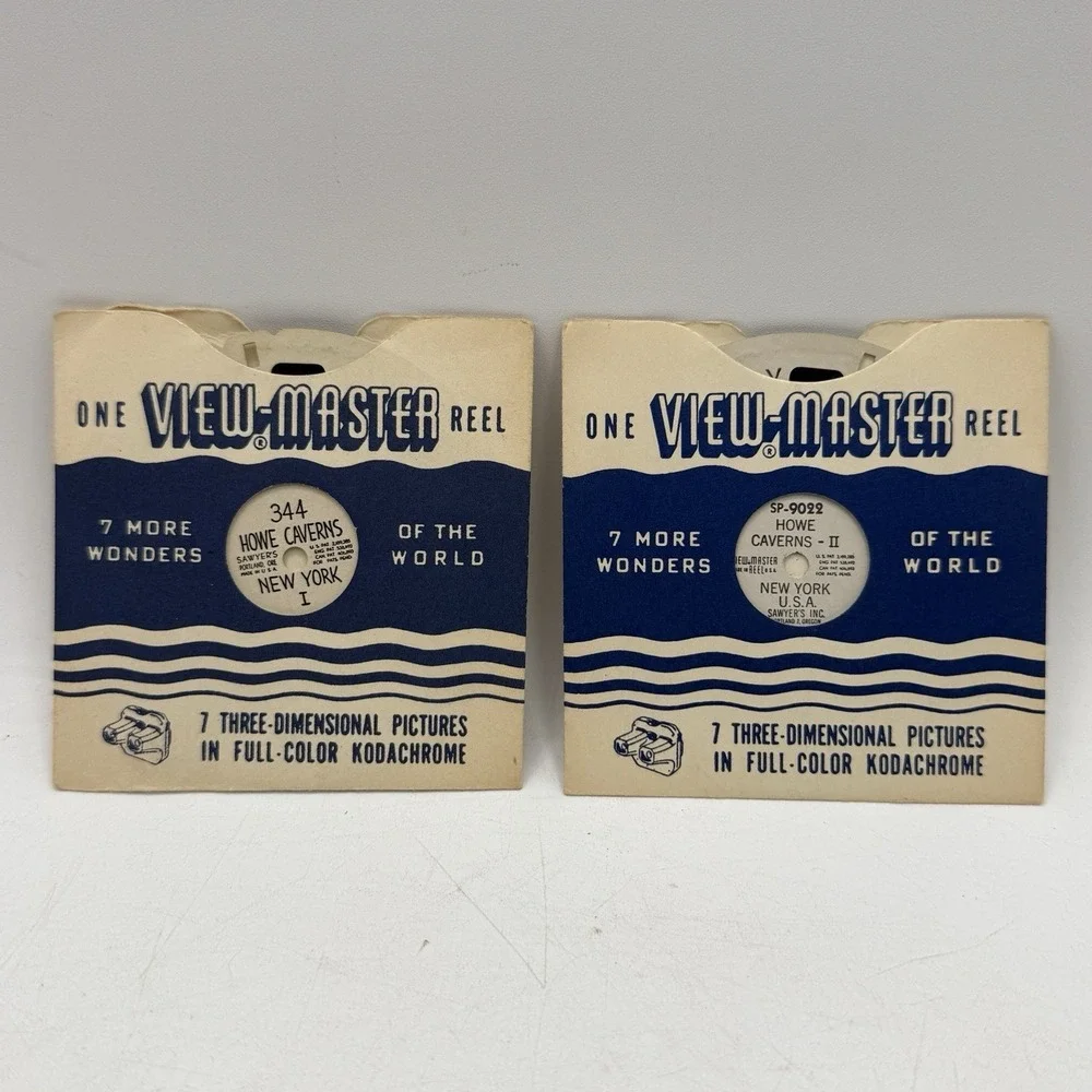 VTG Sawyer's View-Master Reel Howe Caverns New York 1/2‎ 1950's